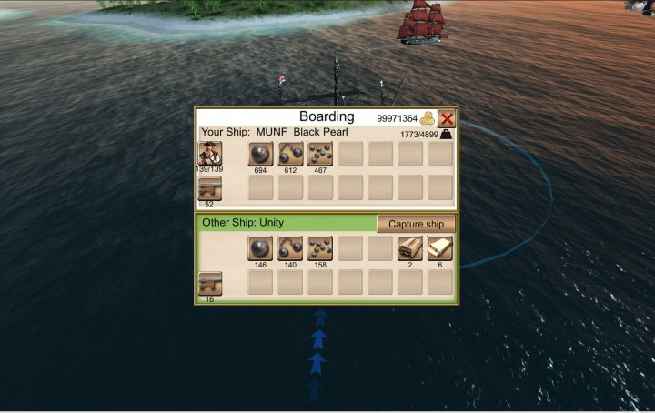 how to send ships on pirate caribbean hunt
